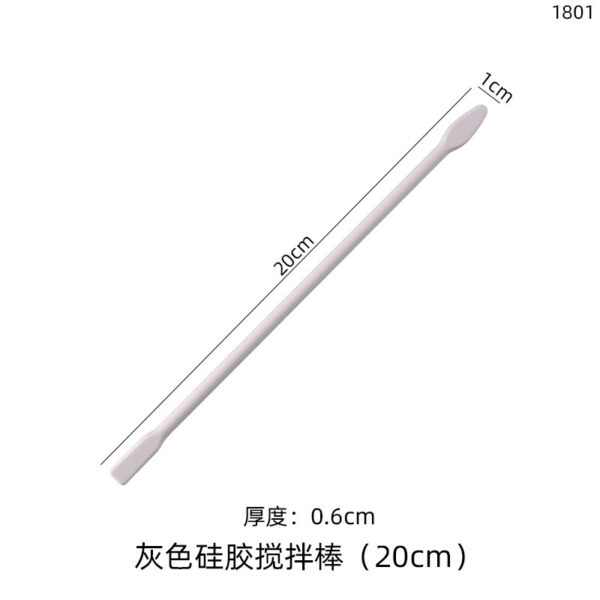 20cm Gray Silicon Stirring Stick