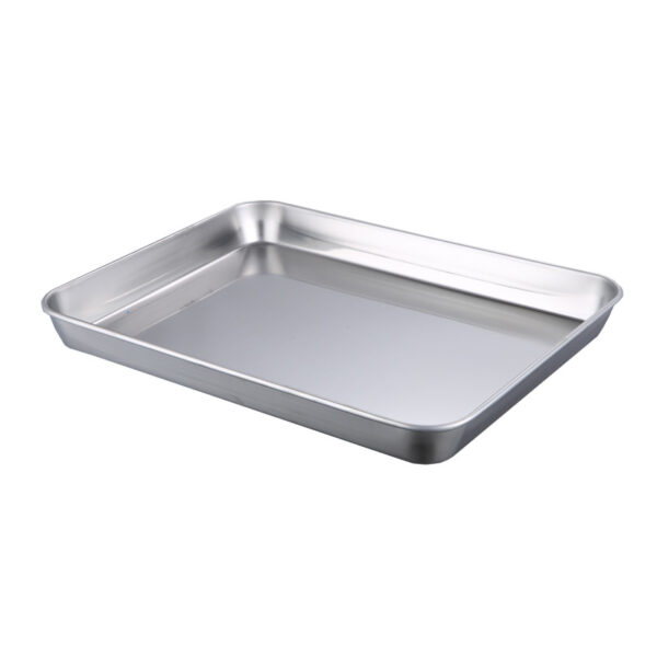 Plain Stainless Rectangular tray - Image 3