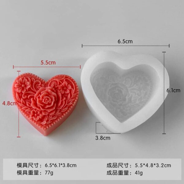 Love Rose Pattern Mold