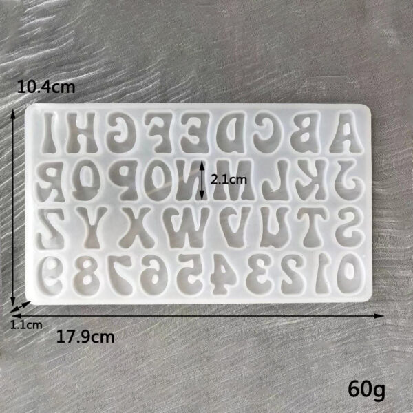 Strange Alphabet Number Mold - Image 4